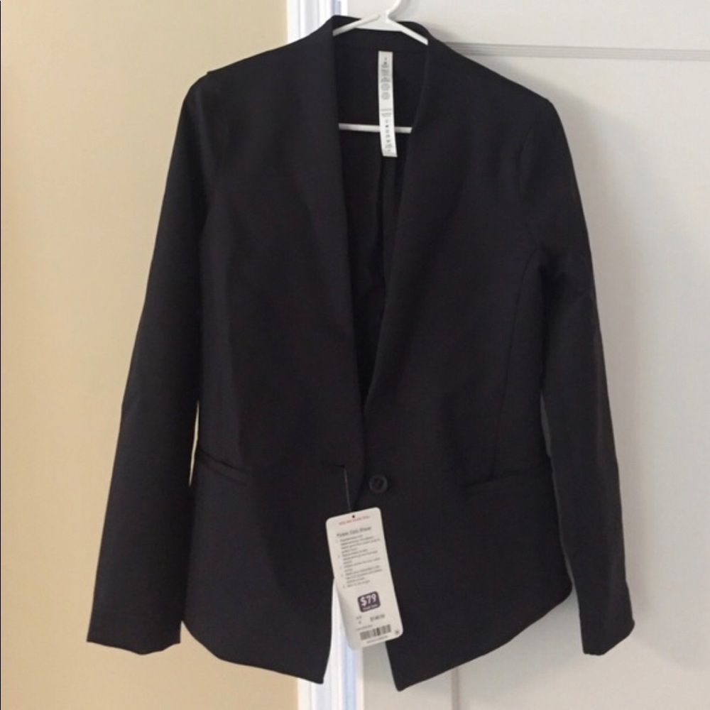 New Lululemon Black Power Date Blazer 8